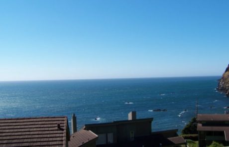 Balcony view of ocean