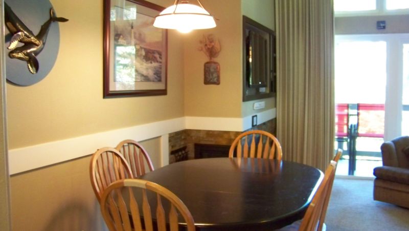 Inn suite dining table.