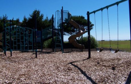 playground with swingset