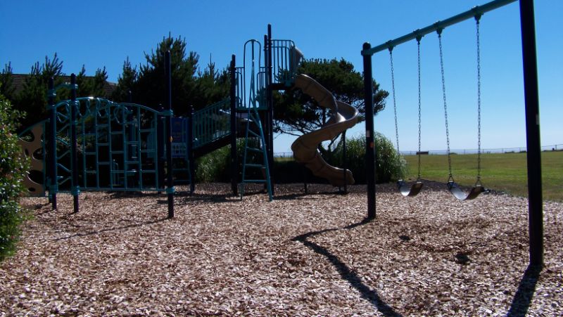 playground with swingset